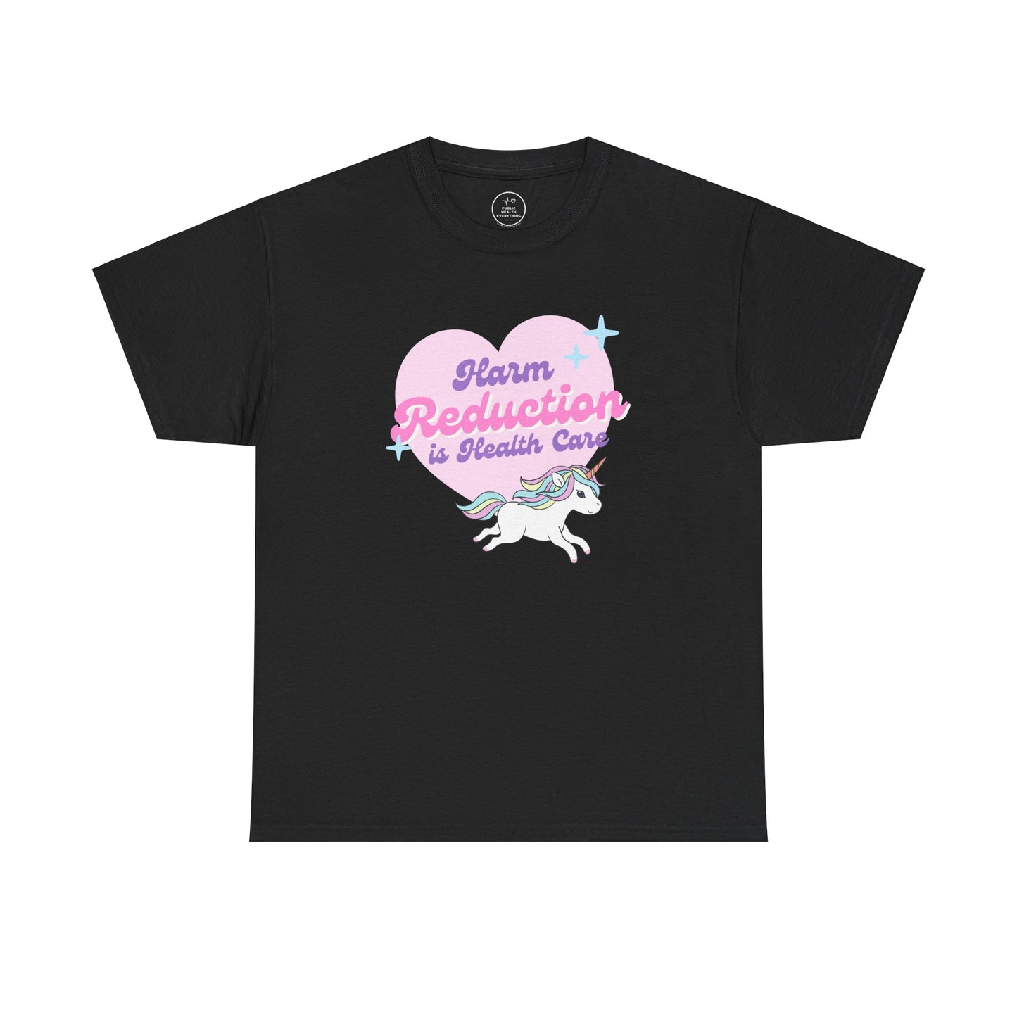 Harm Reduction is Healthcare Unicorn Recovery Unisex Heavy Cotton Tee