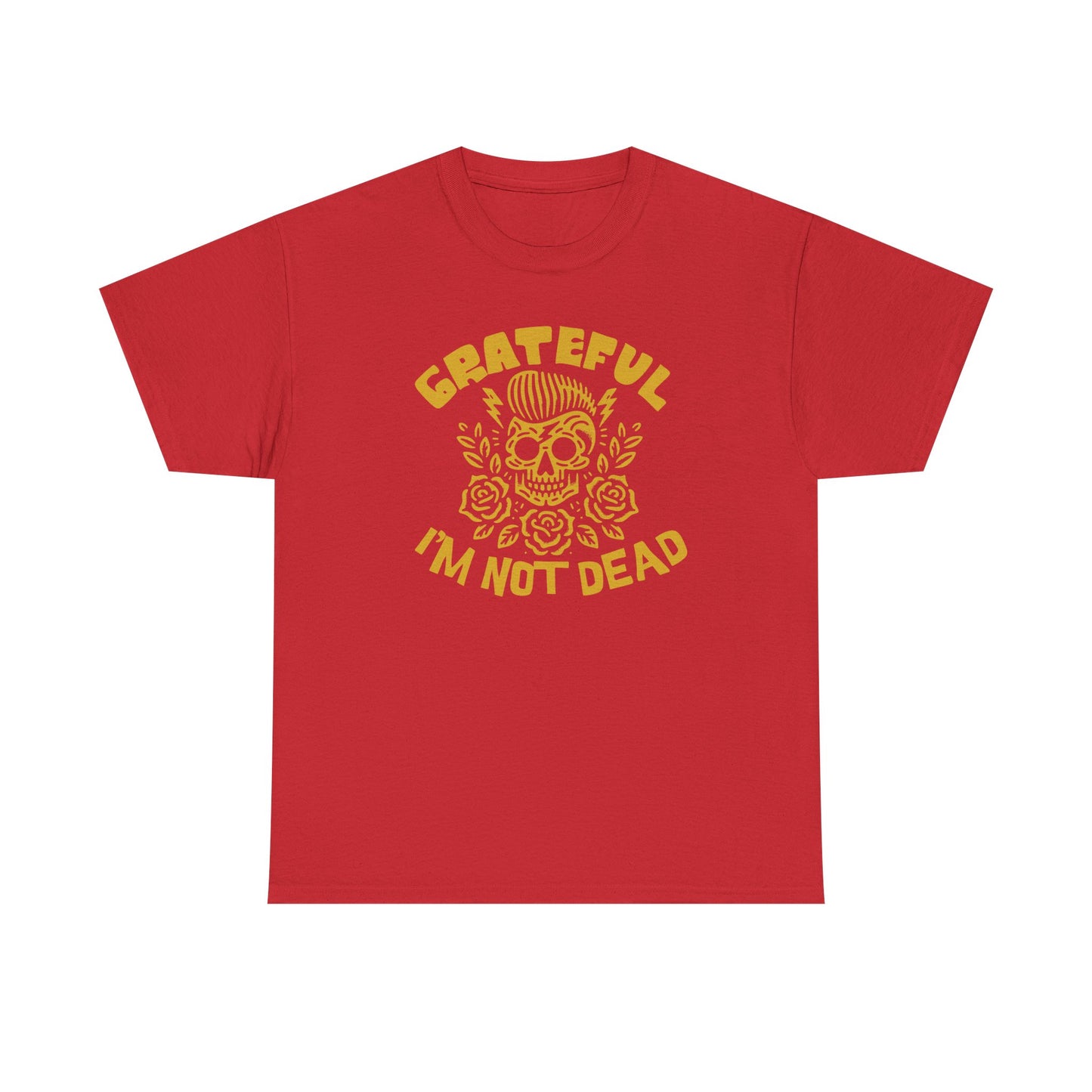 Grateful I'm Not Dead Sober Unisex Heavy Cotton Tee