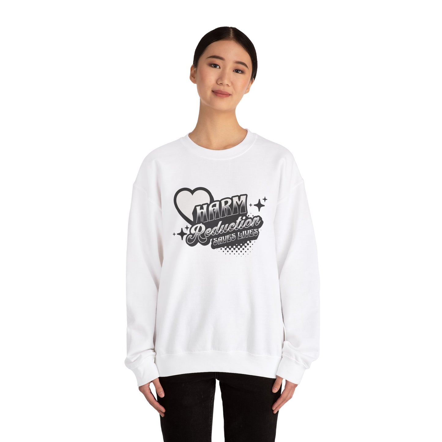 Harm Reduction Unisex Crewneck Sweatshirt