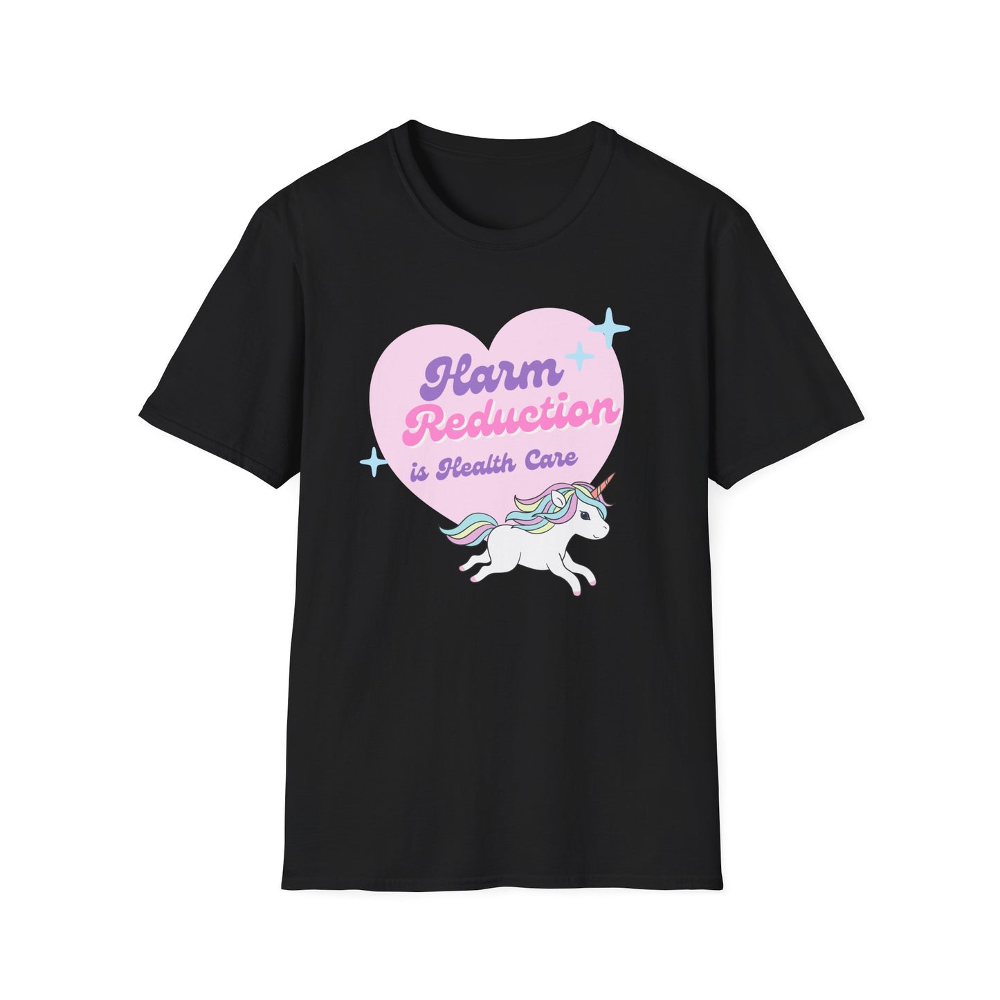 Harm Reduction Healthcare Unicorn Unisex Softstyle T-Shirt