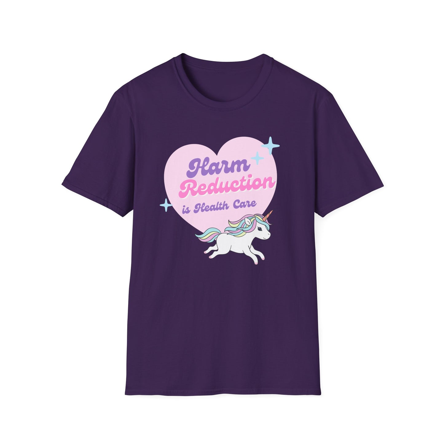 Harm Reduction Healthcare Unicorn Unisex Softstyle T-Shirt