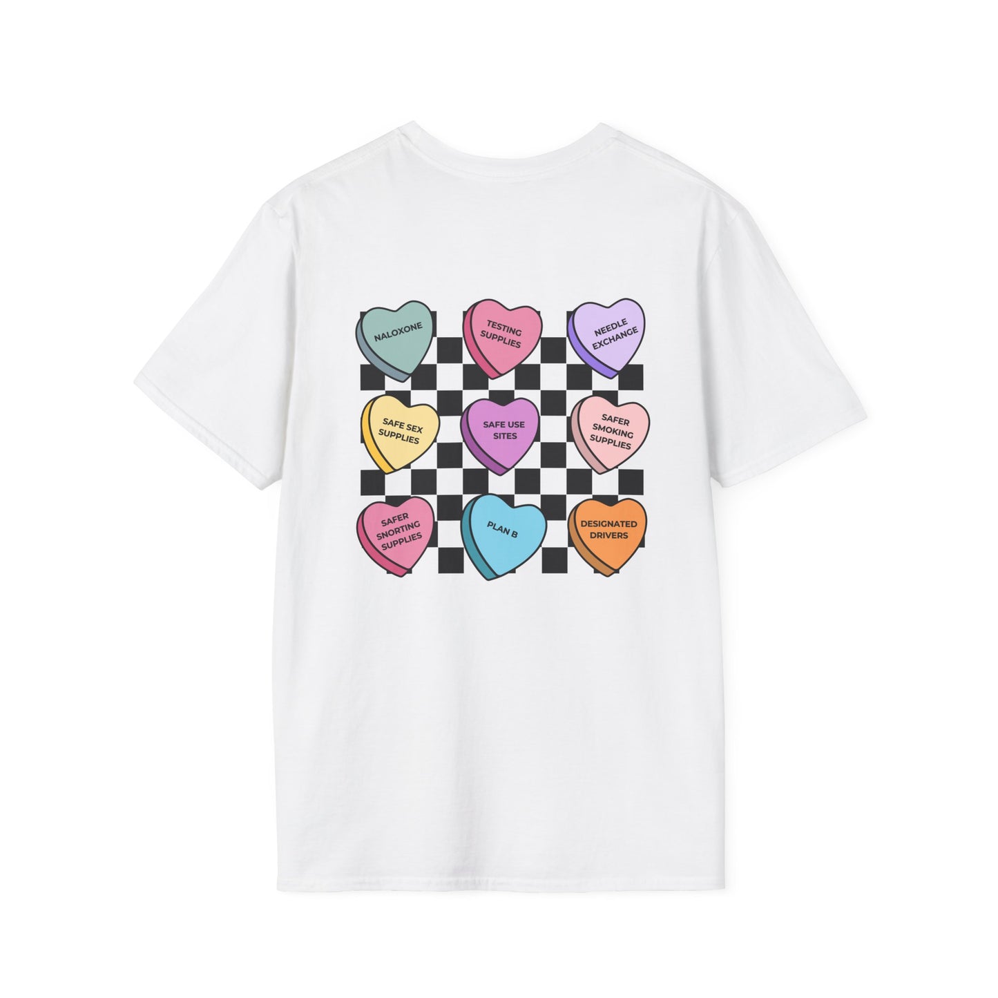 Dr. Simon Inspired Valentine's Day Unisex Softstyle T-Shirt Holiday Harm Reduction