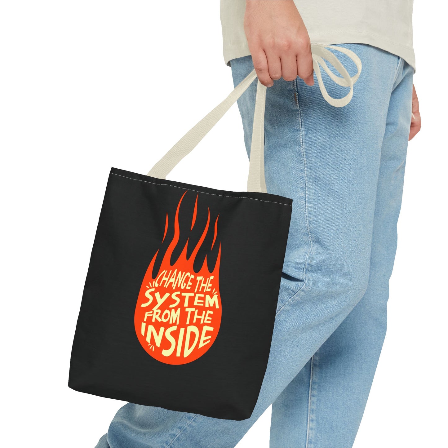 Change the System from the Inside Tote Bag