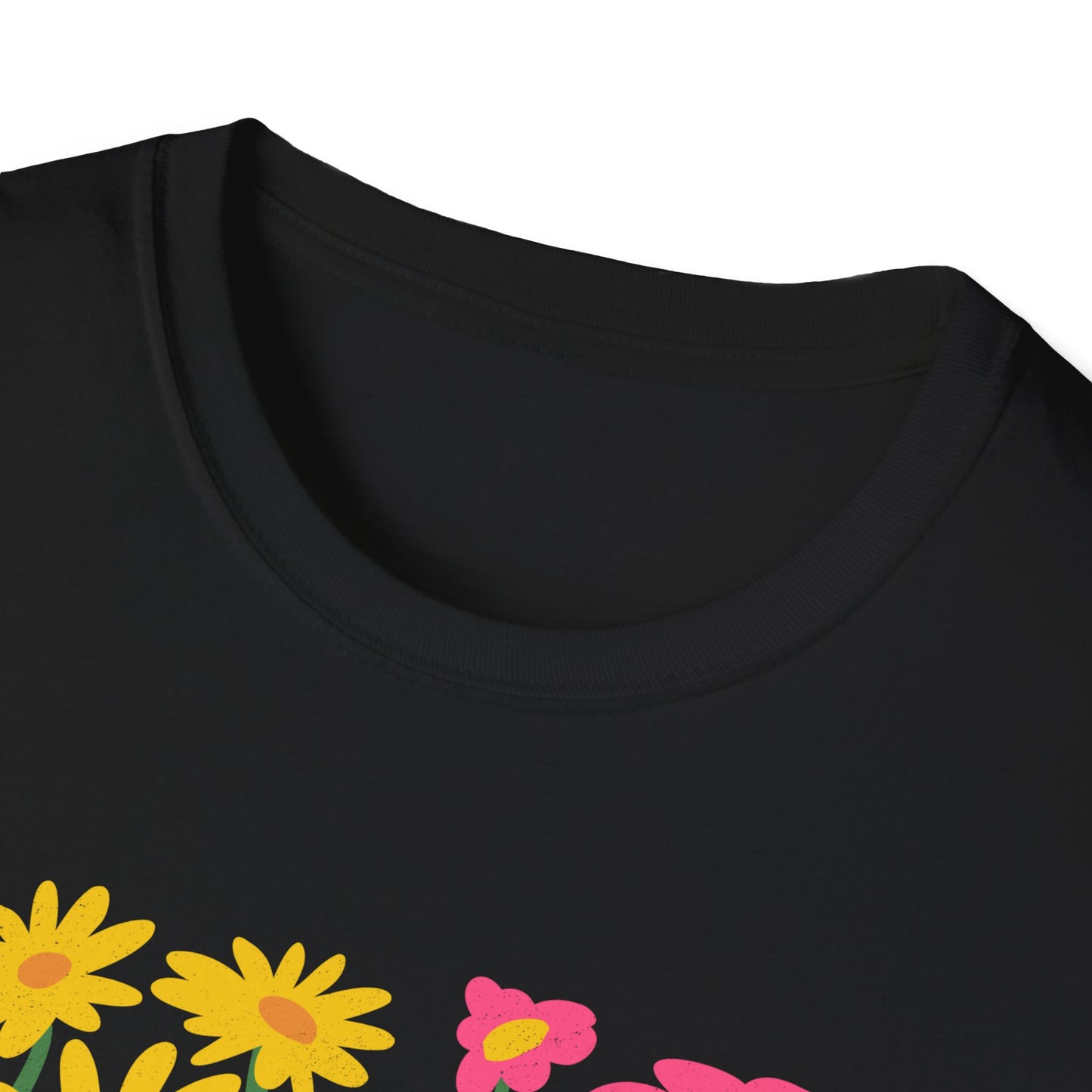 I Am Public Health Floral T-Shirt | Unisex Softstyle Tee for Health Advocates