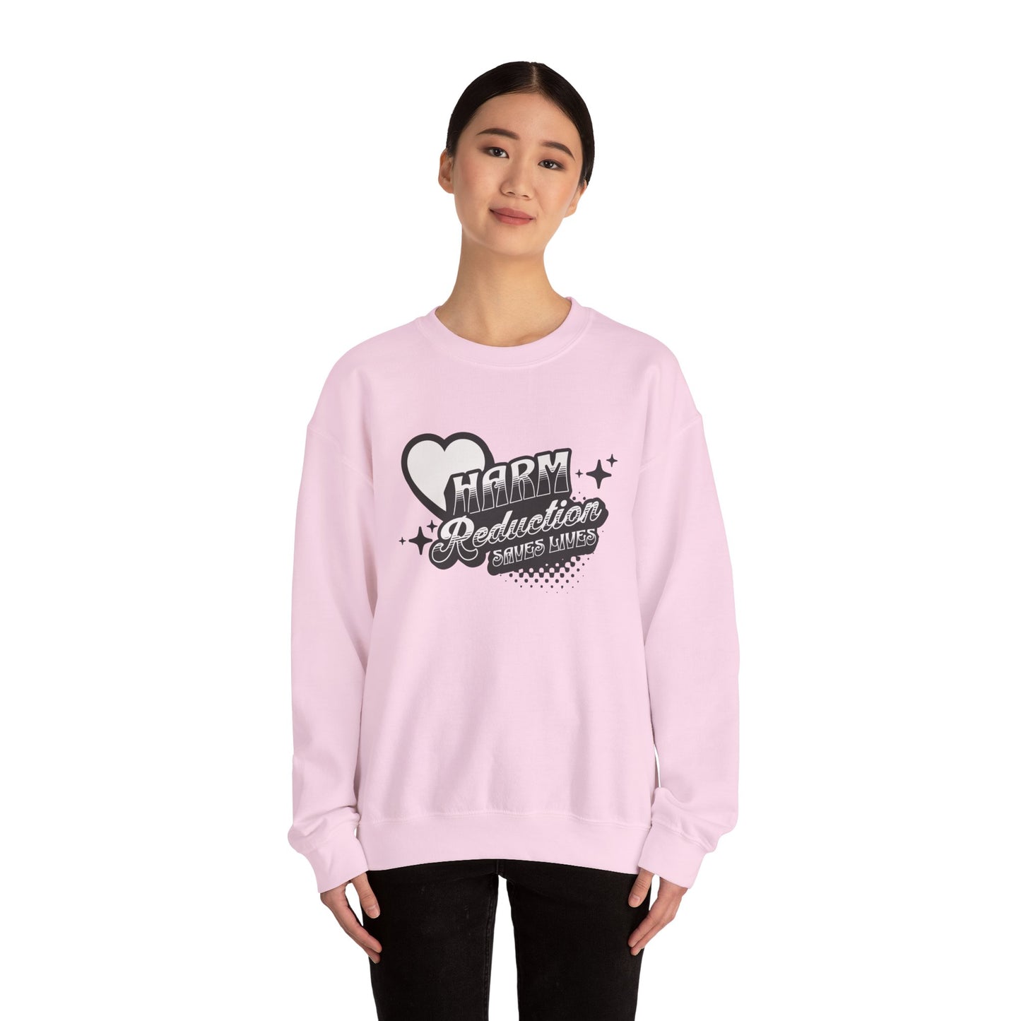 Harm Reduction Unisex Crewneck Sweatshirt