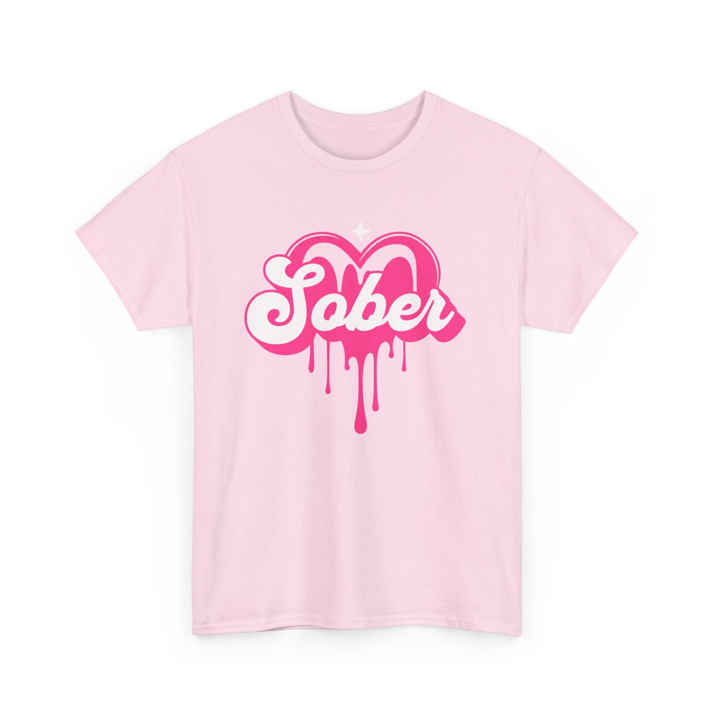 Sober Heart Unisex Heavy Cotton Tee