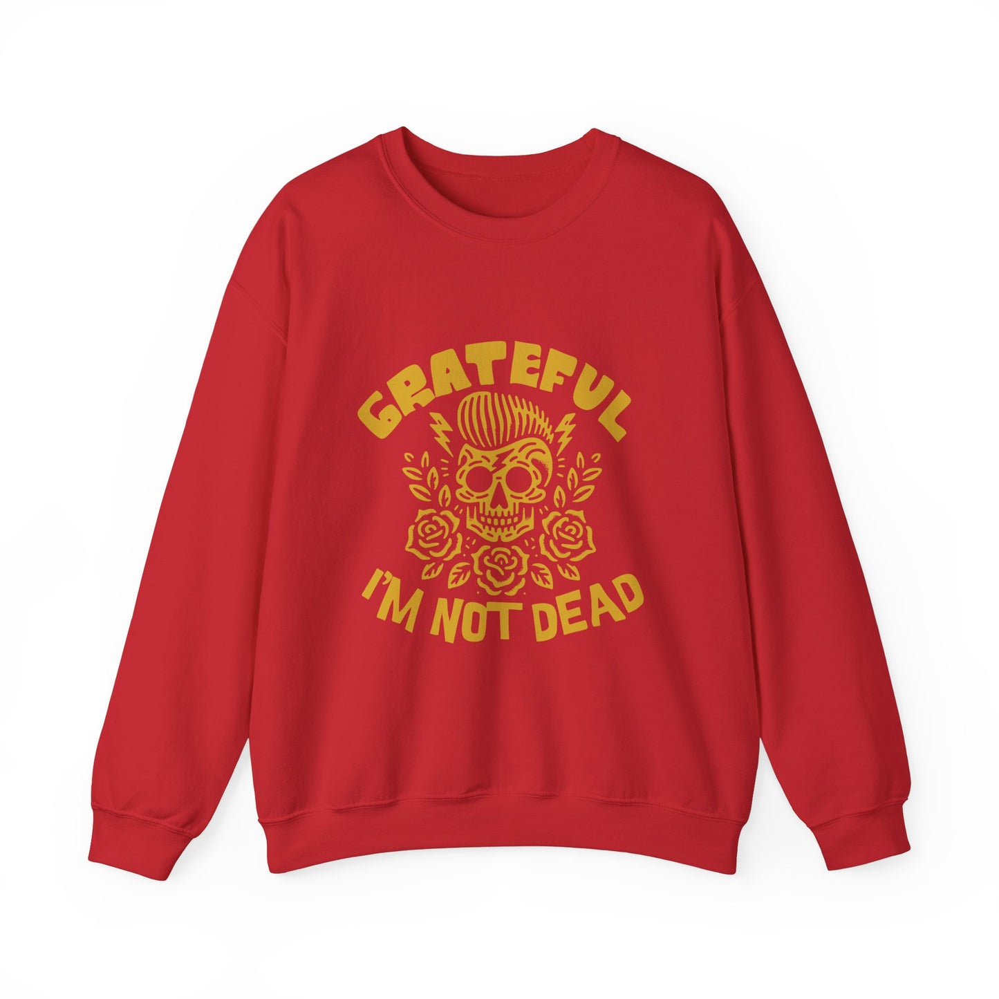 Grateful Not Dead Unisex Crewneck Sweatshirt - Casual Vintage Style