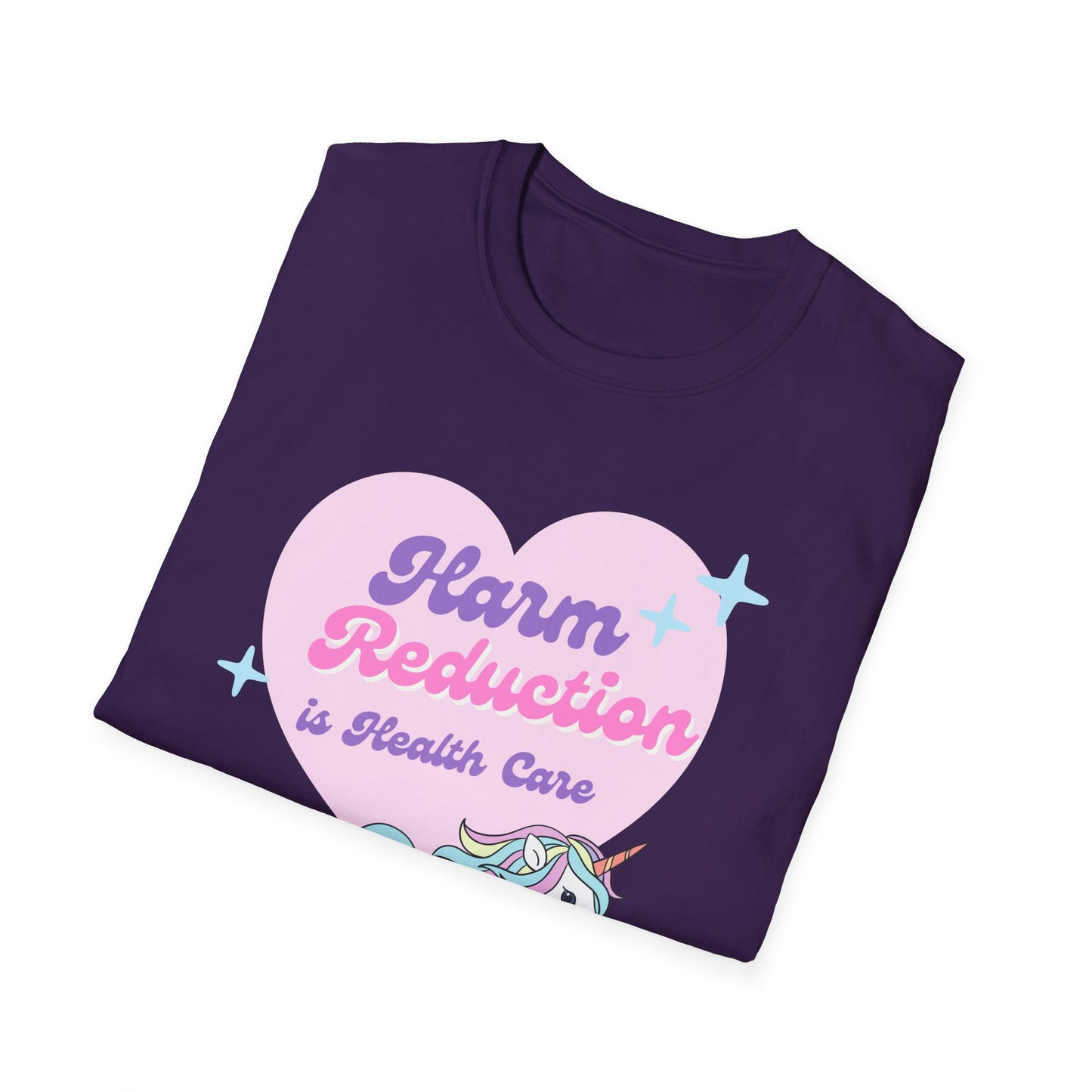 Harm Reduction Healthcare Unicorn Unisex Softstyle T-Shirt