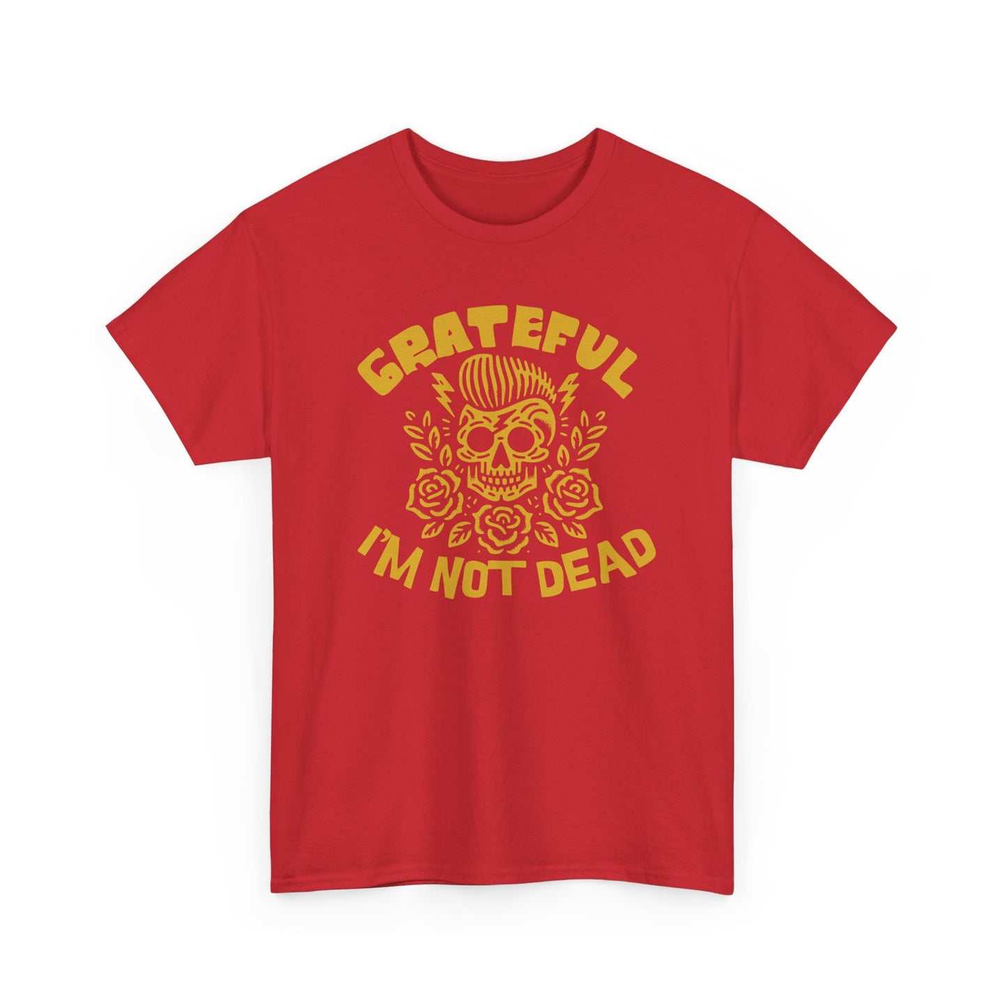 Grateful I'm Not Dead Sober Unisex Heavy Cotton Tee