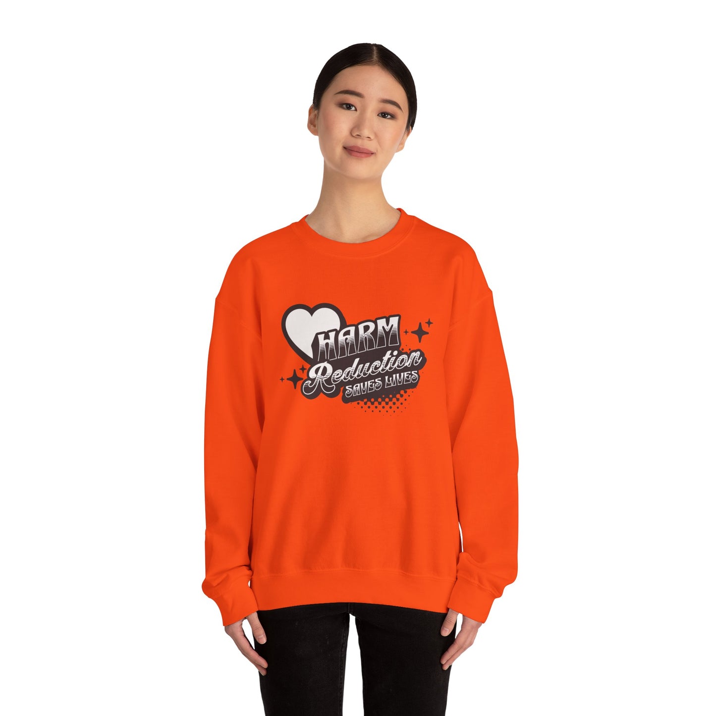 Harm Reduction Unisex Crewneck Sweatshirt