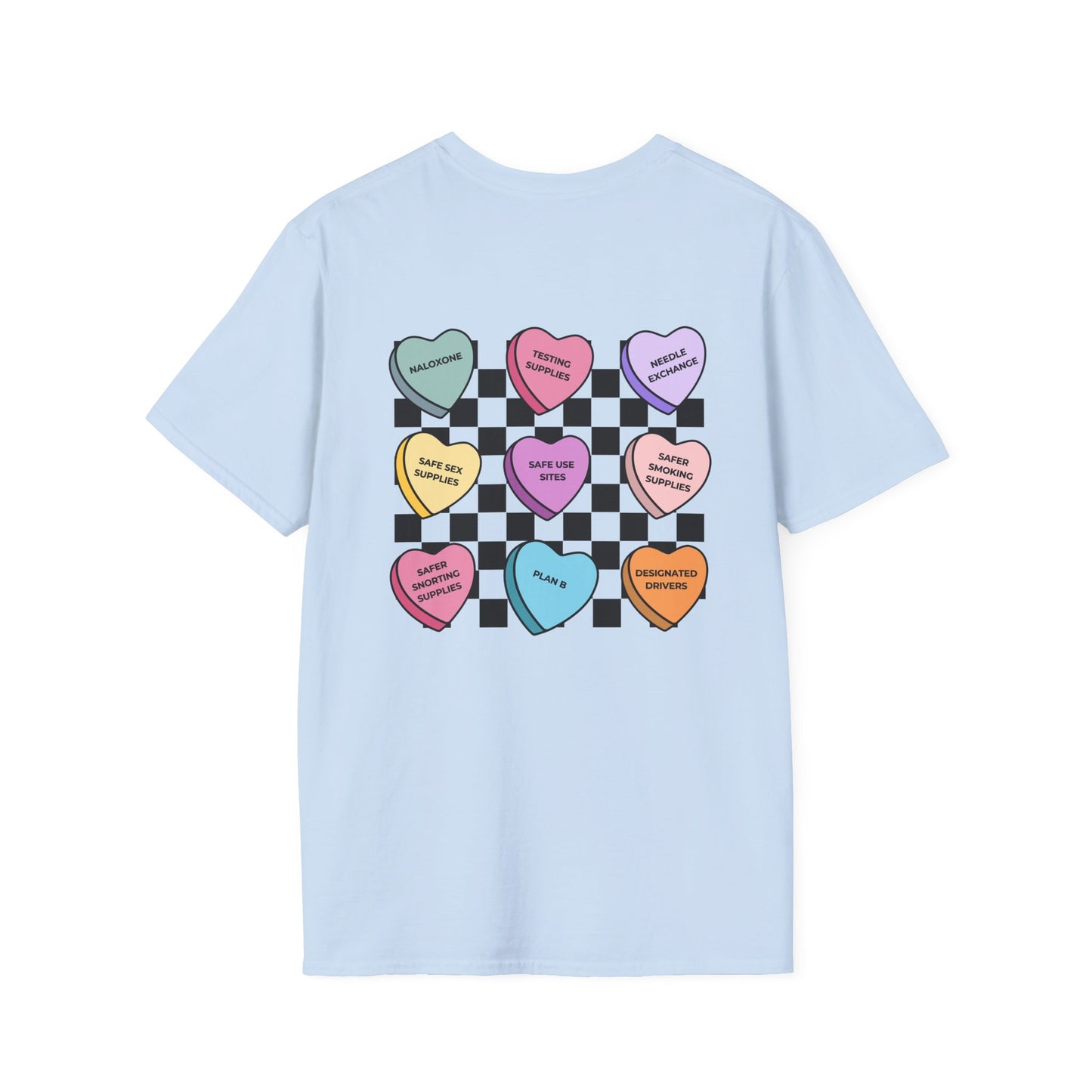 Dr. Simon Inspired Valentine's Day Unisex Softstyle T-Shirt Holiday Harm Reduction