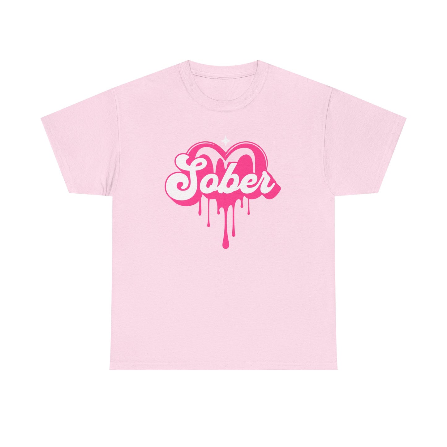 Sober Heart Unisex Heavy Cotton Tee