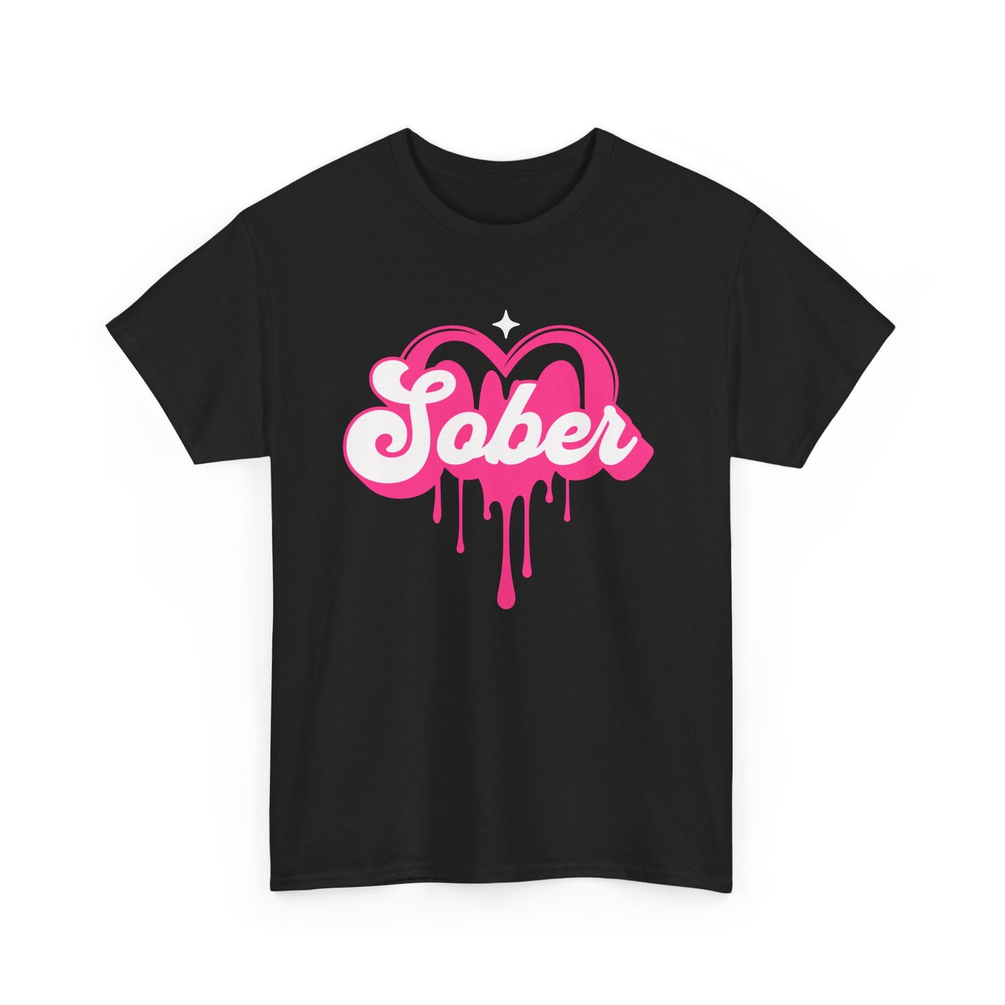 Sober Heart Unisex Heavy Cotton Tee