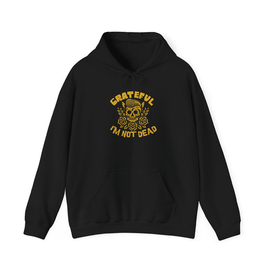 Grateful Skull Hoodie - Unisex Heavy Blend™ Sweatshirt for Comfort and Style