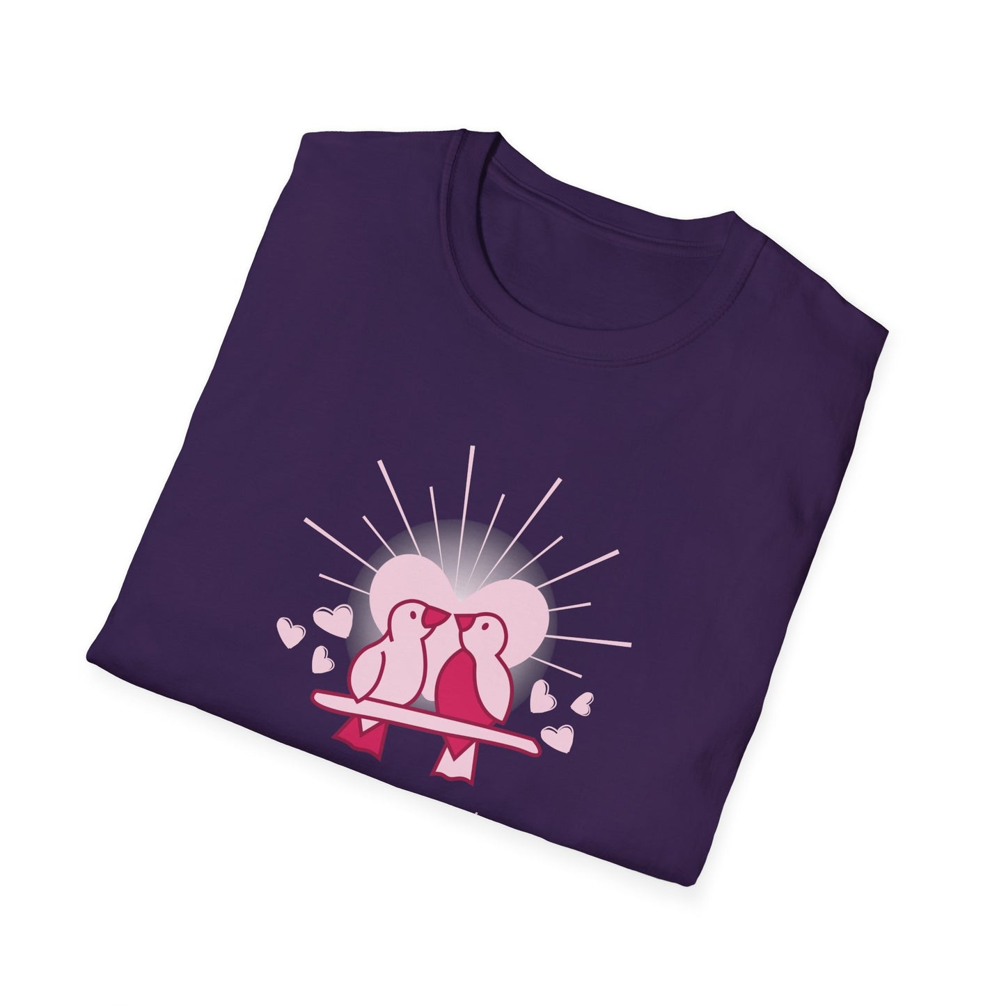 Unisex Softstyle T-Shirt - 'Never Use Alone' Valentine's Holiday