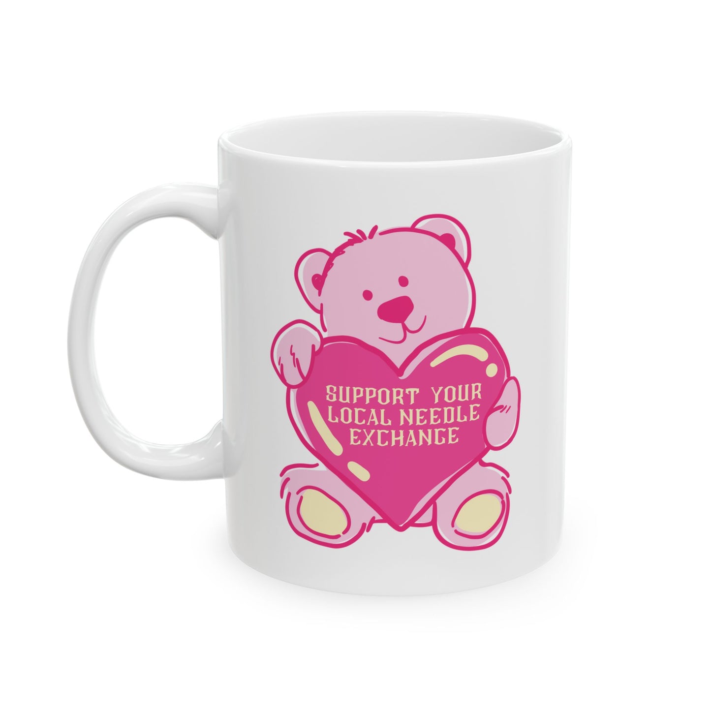 Needle Exchange Ceramic Mug 11oz