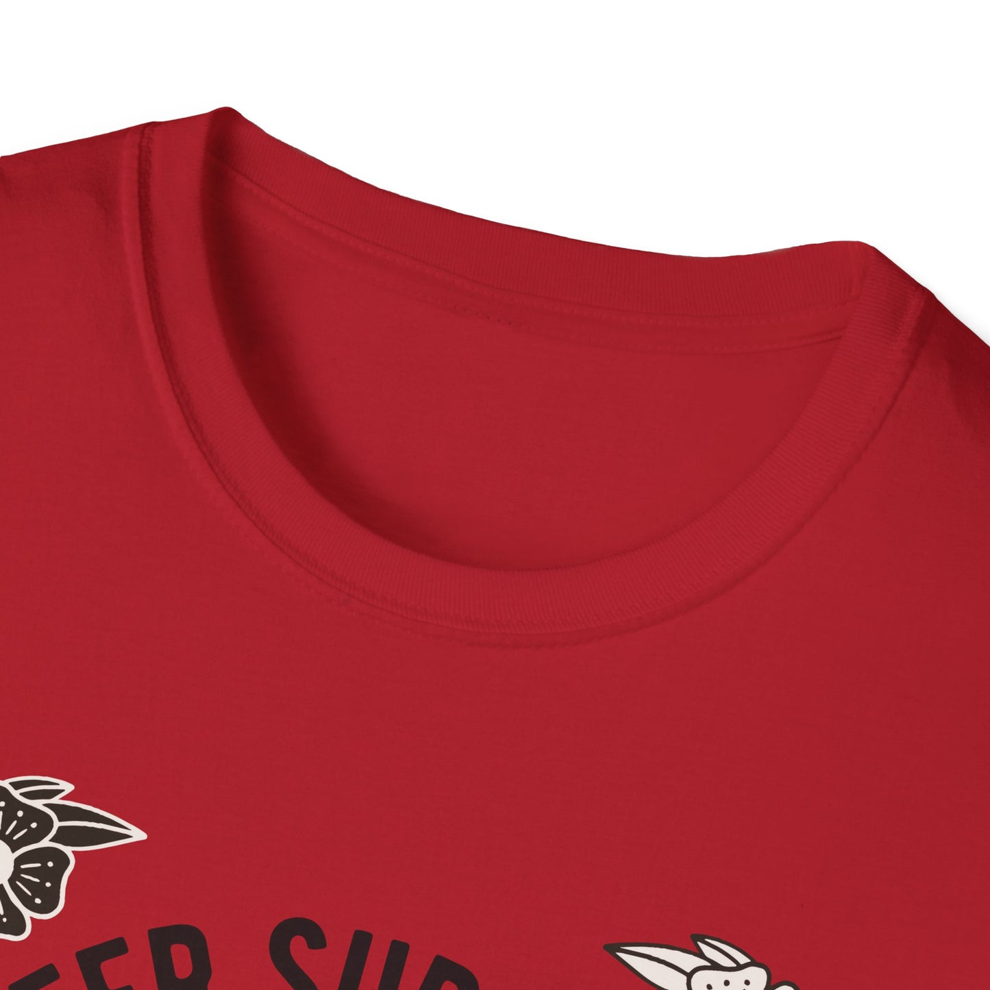 Peer Support Traditional Tattoo Unisex Softstyle T-Shirt