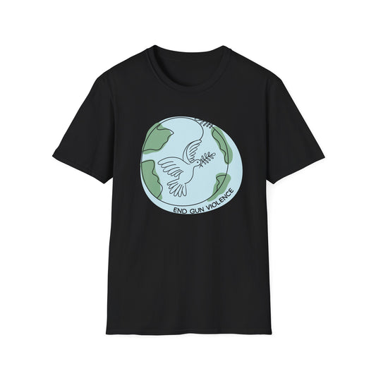 End Gun Violence Unisex Softstyle T-Shirt - Peace and Activism Wear