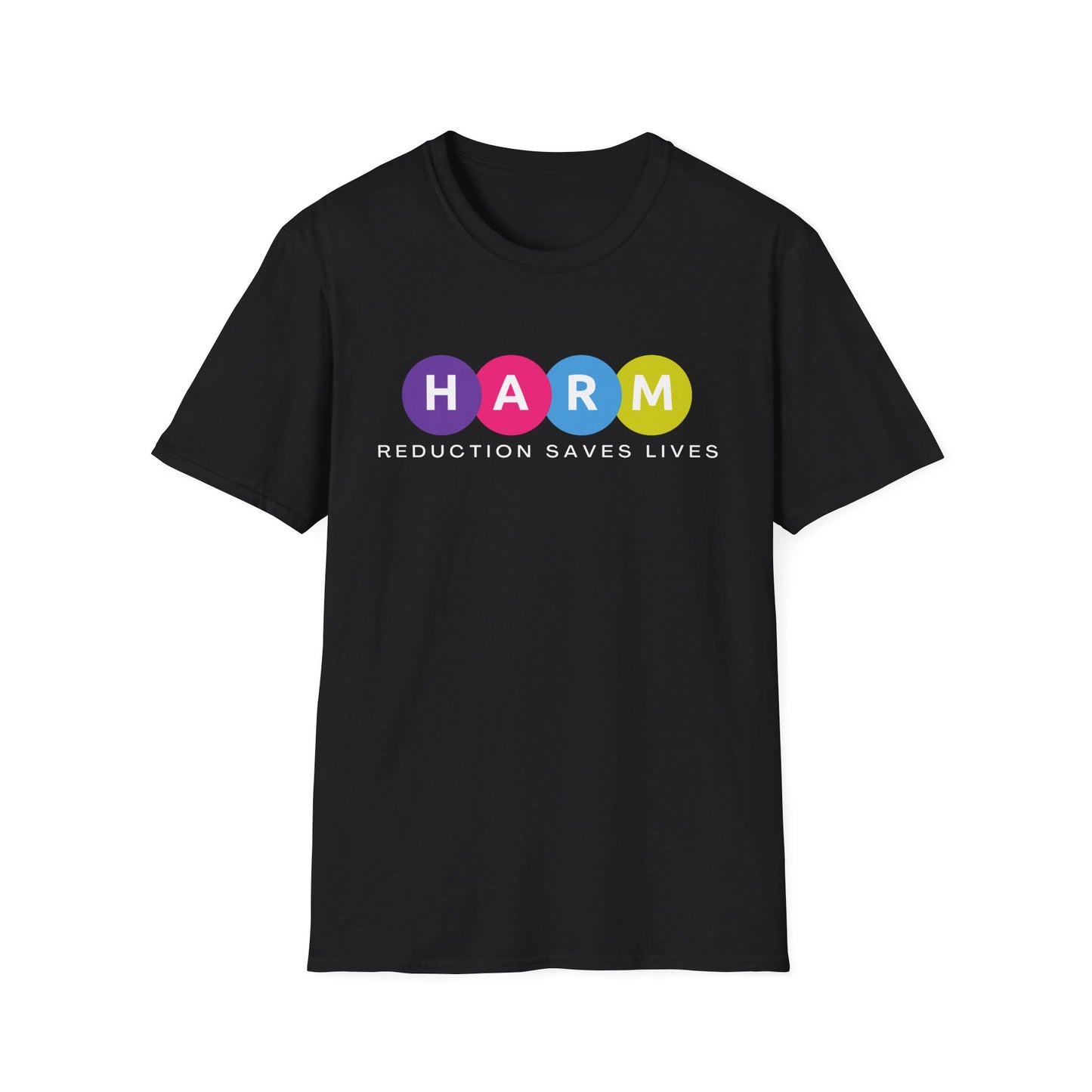 HARM Reduction Saves Lives Unisex Softstyle T-Shirt